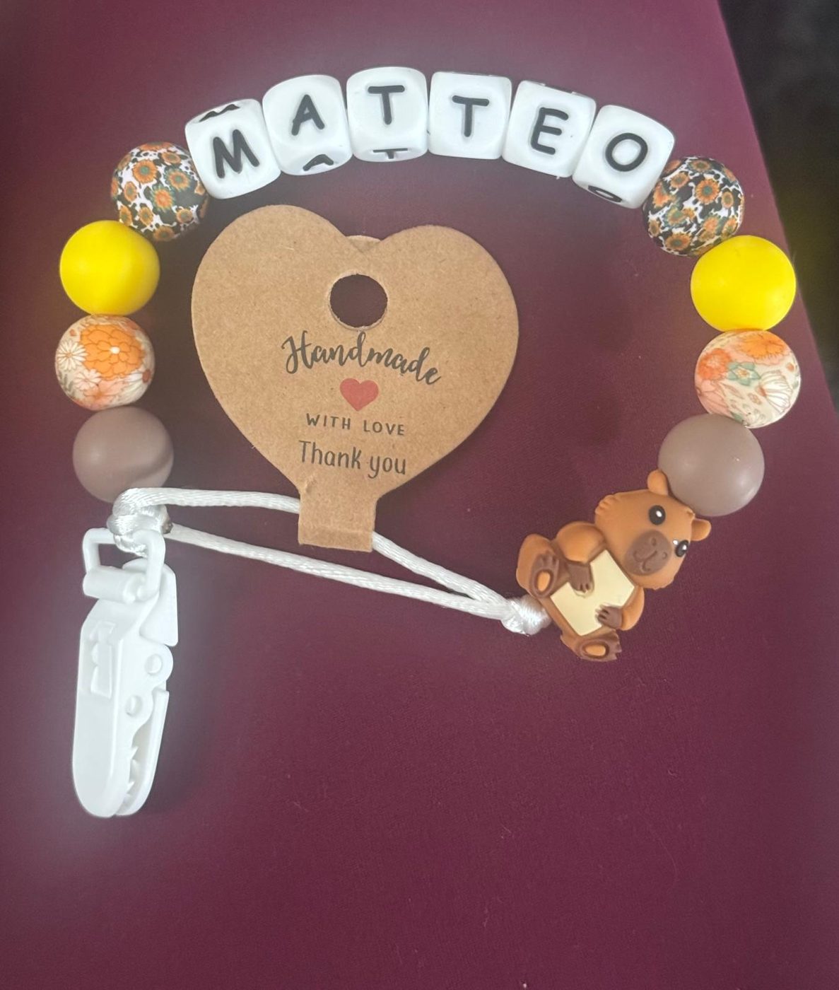 Personalised name strap — Matteo